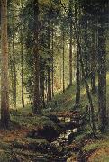 Ivan Shishkin The Brook in the Forest oil painting artist